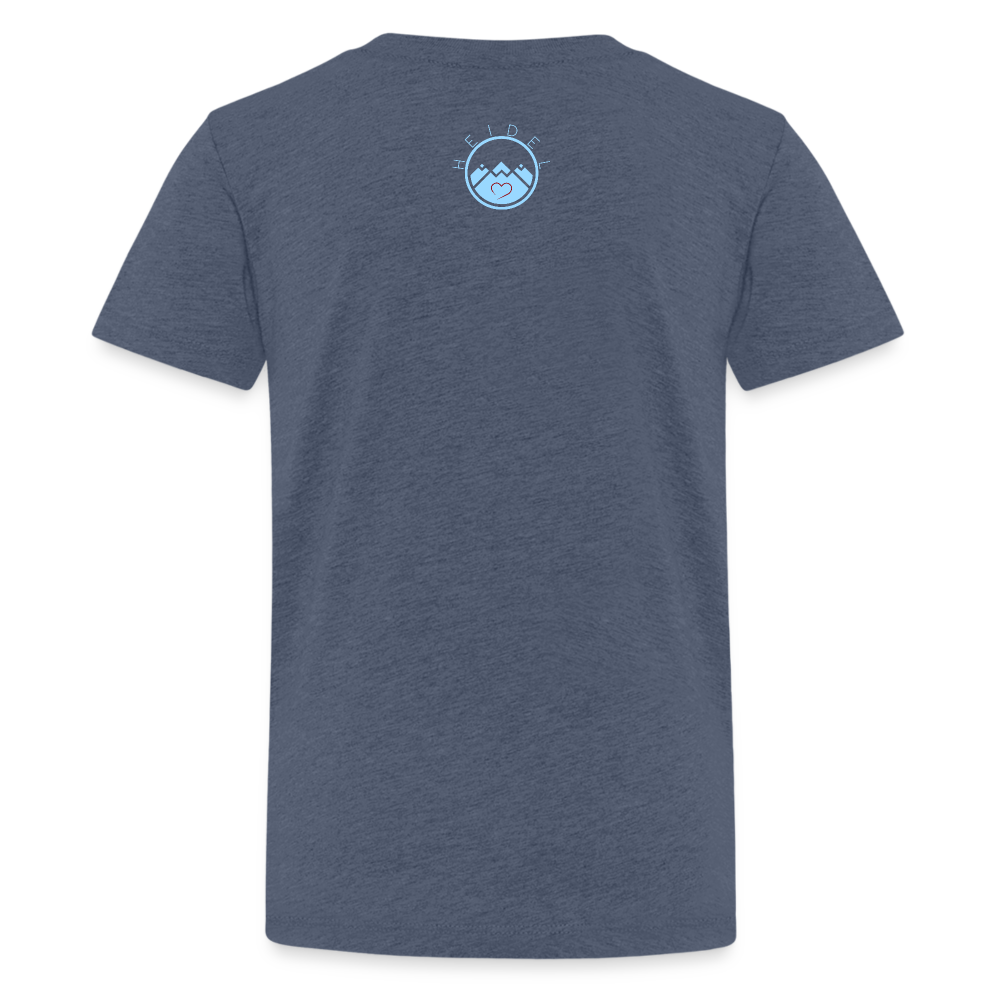 TEENAGER PREMIUM SHIRT - ALLA GUT DARK - Blau meliert