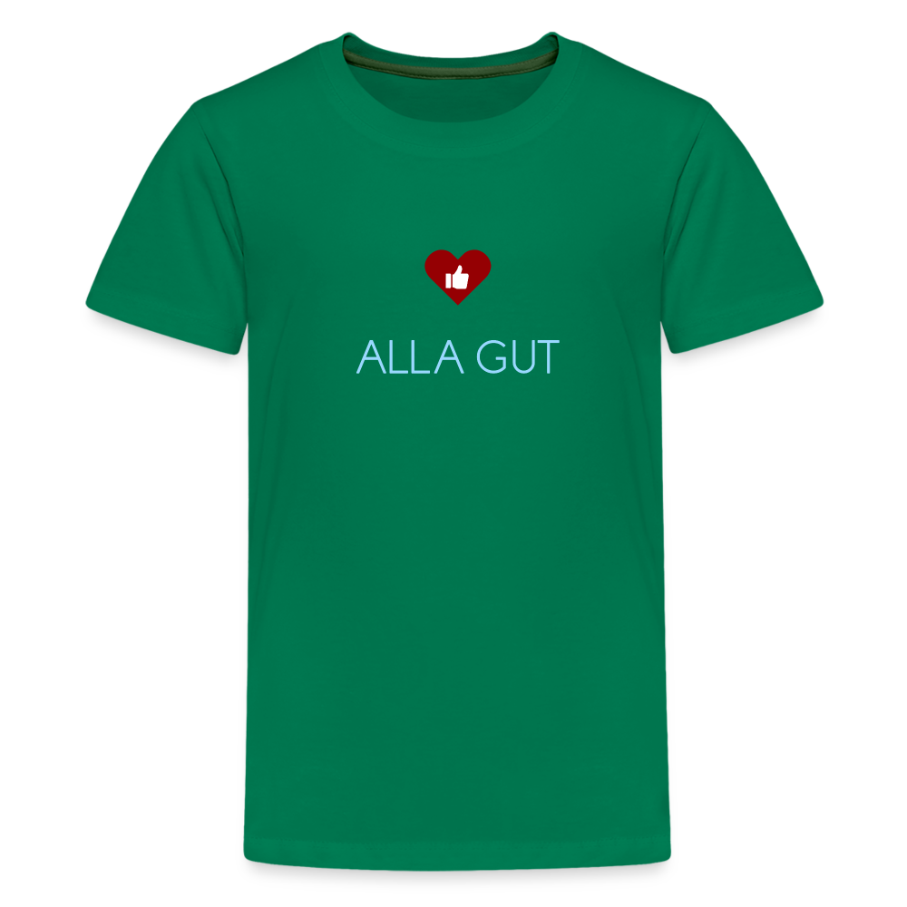TEENAGER PREMIUM SHIRT - ALLA GUT DARK - Kelly Green