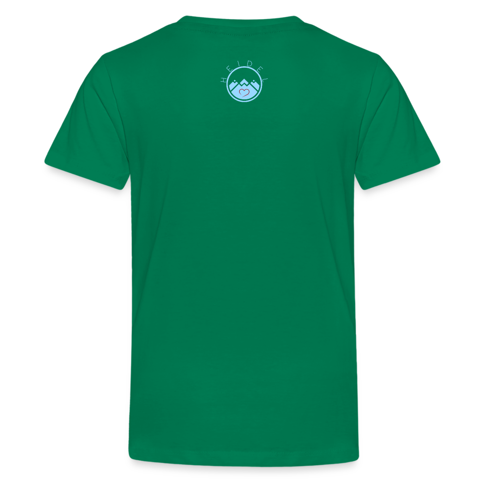 TEENAGER PREMIUM SHIRT - ALLA GUT DARK - Kelly Green