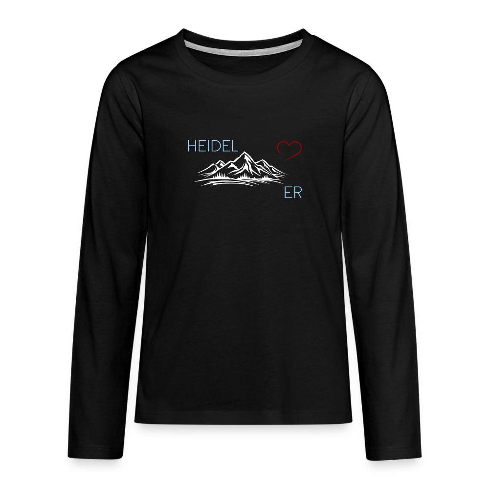 TEENAGER PREMIUM LANGARM-SHIRT - HEIDEL(BERG)ER DARK - Schwarz