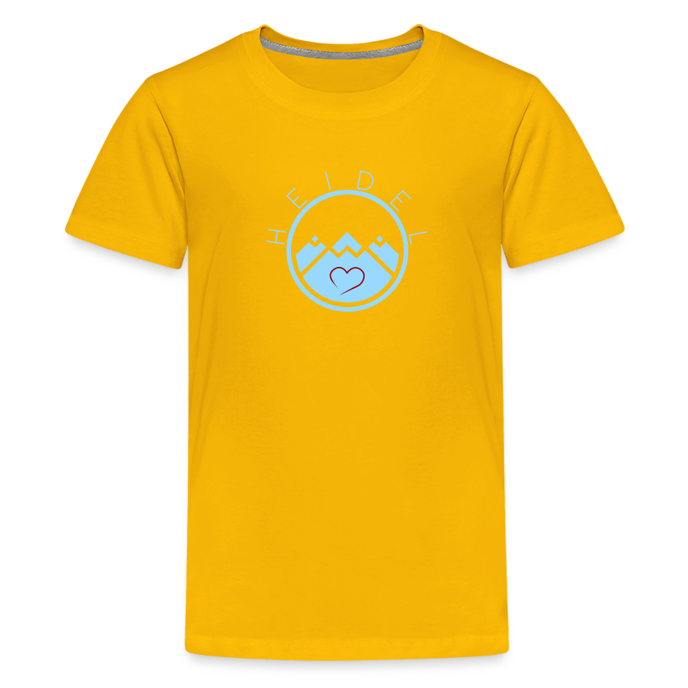 TEENAGER PREMIUM SHIRT - HEIDELSTORE DARK - Sonnengelb