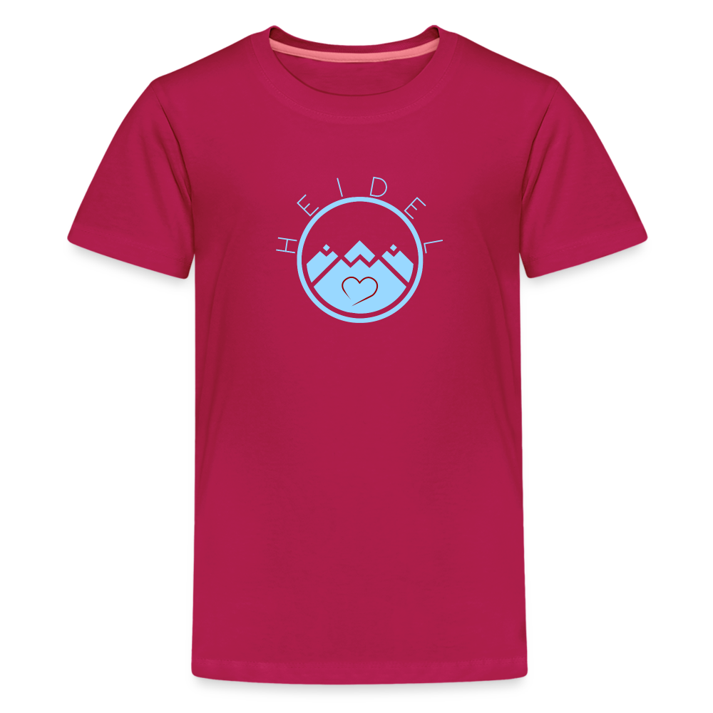 TEENAGER PREMIUM SHIRT - HEIDELSTORE DARK - dunkles Pink