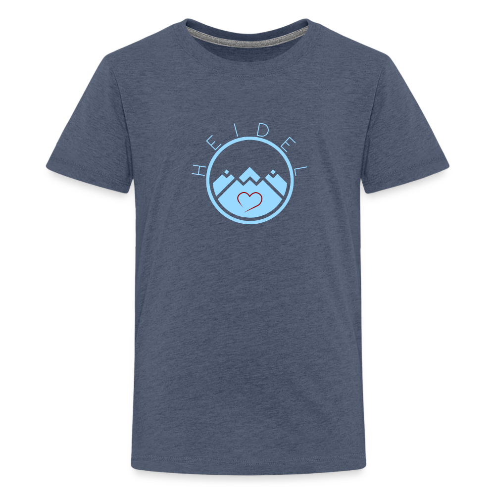 TEENAGER PREMIUM SHIRT - HEIDELSTORE DARK - Blau meliert