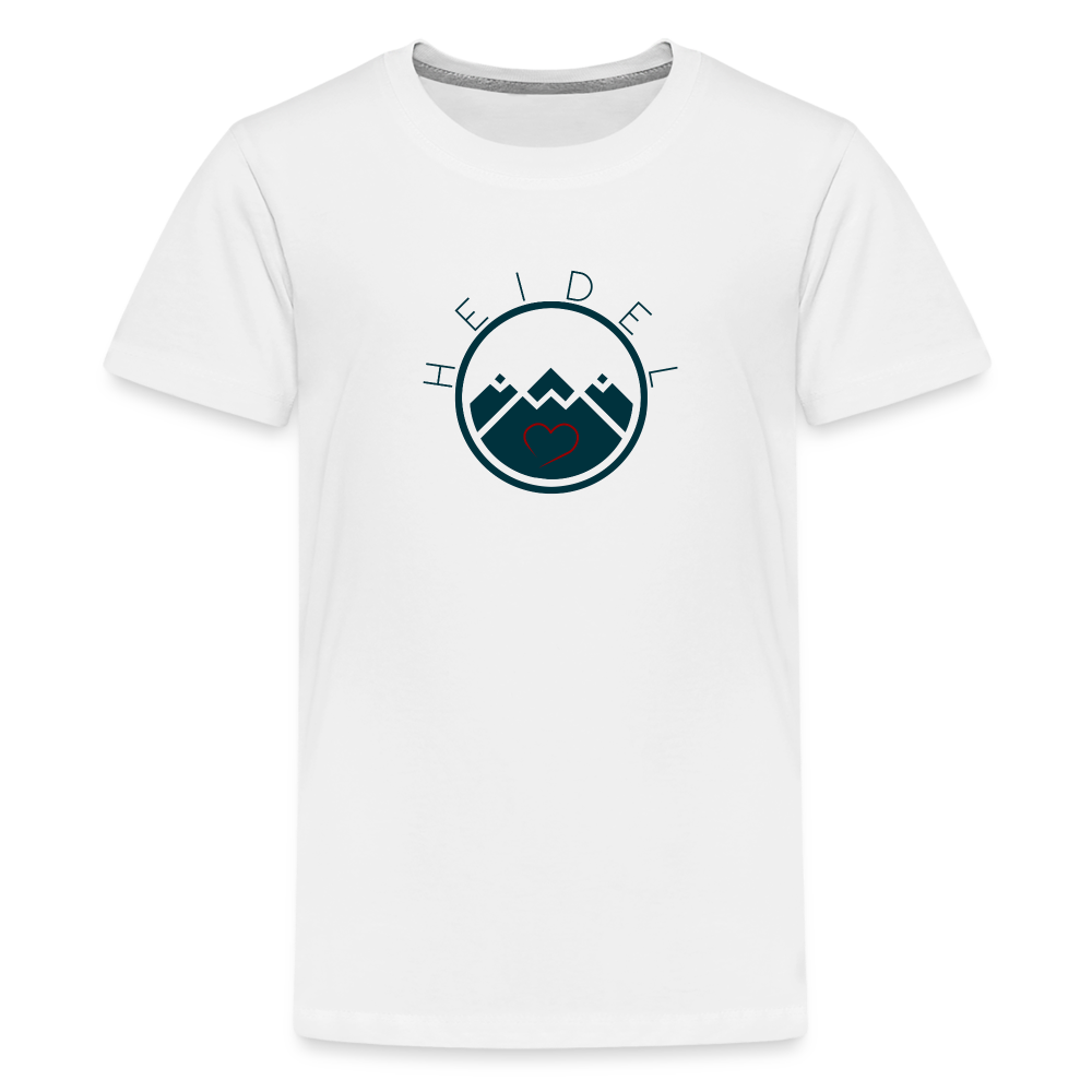 TEENAGER PREMIUM SHIRT - HEIDELSTORE TRANSPARENT - Weiß