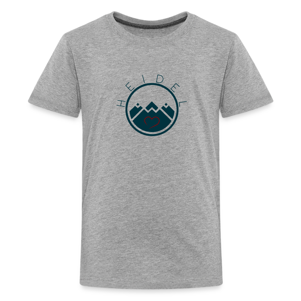 TEENAGER PREMIUM SHIRT - HEIDELSTORE TRANSPARENT - Grau meliert