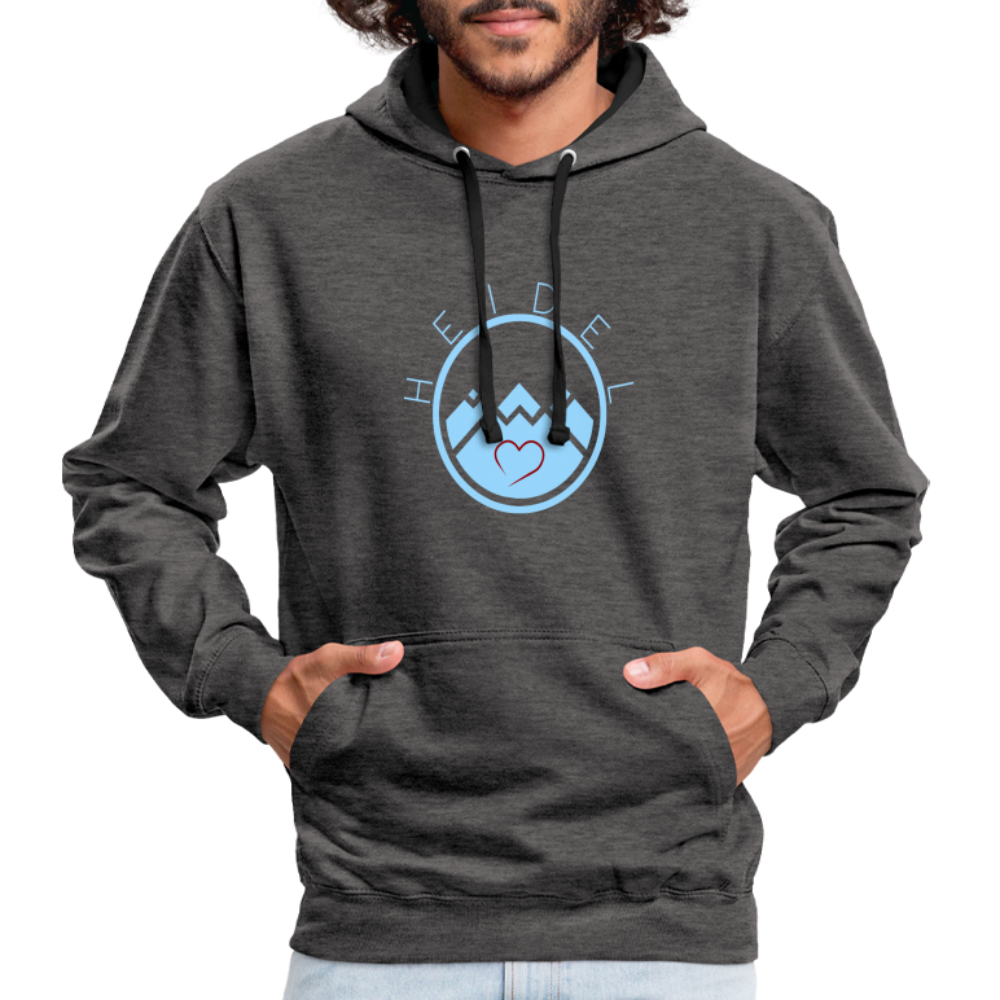 UNISEX HOODIE - HEIDELSTORE DARK - Anthrazit/Schwarz