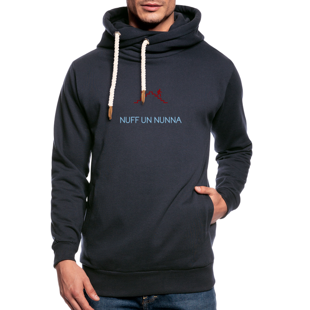 UNISEX HOODIE SCHALKRAGEN - NUFF UN NUNNA DARK - Navy