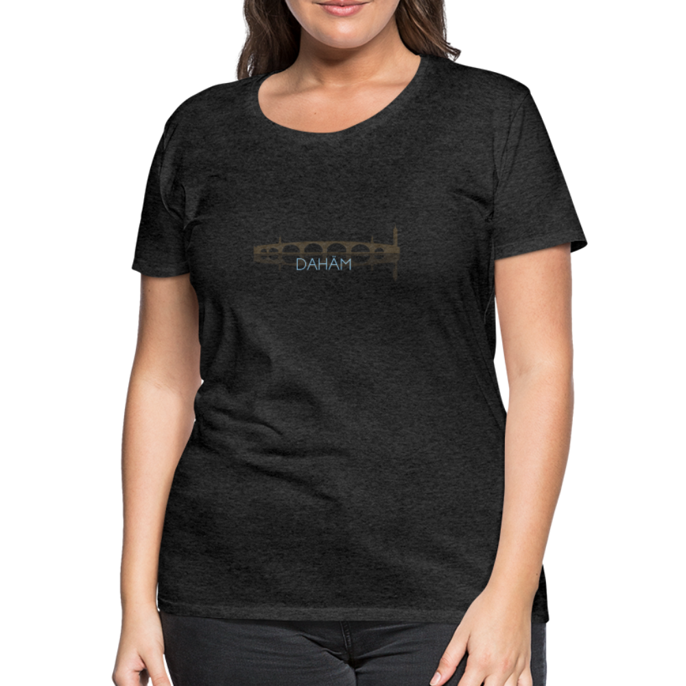 DAMEN SHIRT - ALTE BRÜCKE DAHÄM DARK - Anthrazit