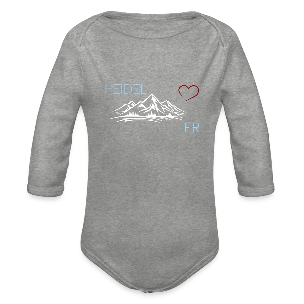 BABY ORGANIC BODY - HEIDEL(BERG)ER DARK - Grau meliert