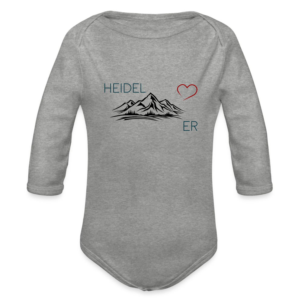 BABY ORGANIC BODY - HEIDEL(BERG)ER TRANSPARENT - Grau meliert