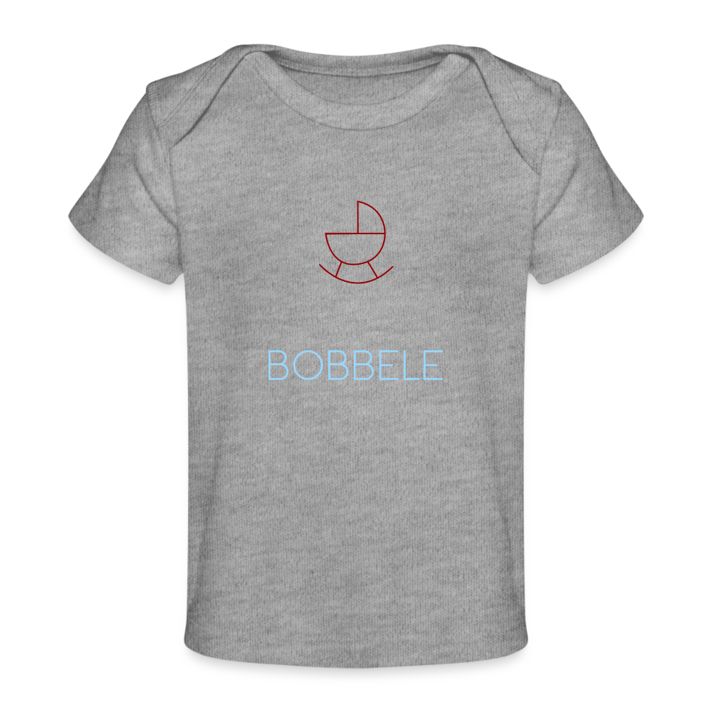 BABY ORGANIC SHIRT - BOBBELE DARK - Grau meliert