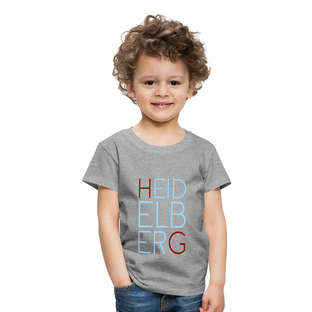 KINDER PREMIUM SHIRT - HEIDELBERG DARK - Grau meliert
