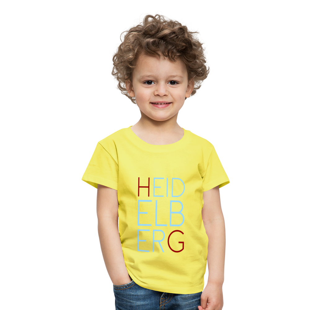 KINDER PREMIUM SHIRT - HEIDELBERG DARK - Gelb