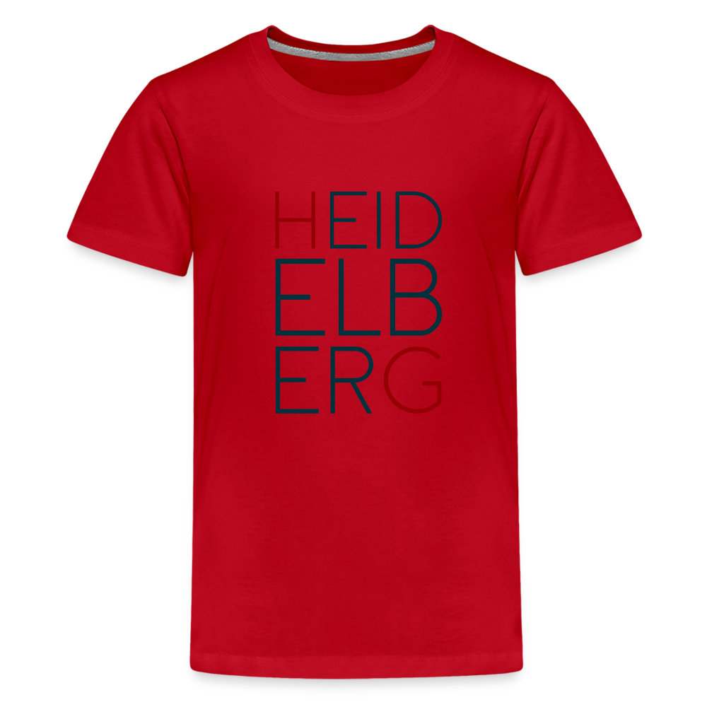 TEENAGER PREMIUM SHIRT - HEIDELBERG TRANSPARENT - Rot