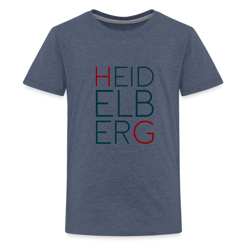 TEENAGER PREMIUM SHIRT - HEIDELBERG TRANSPARENT - Blau meliert