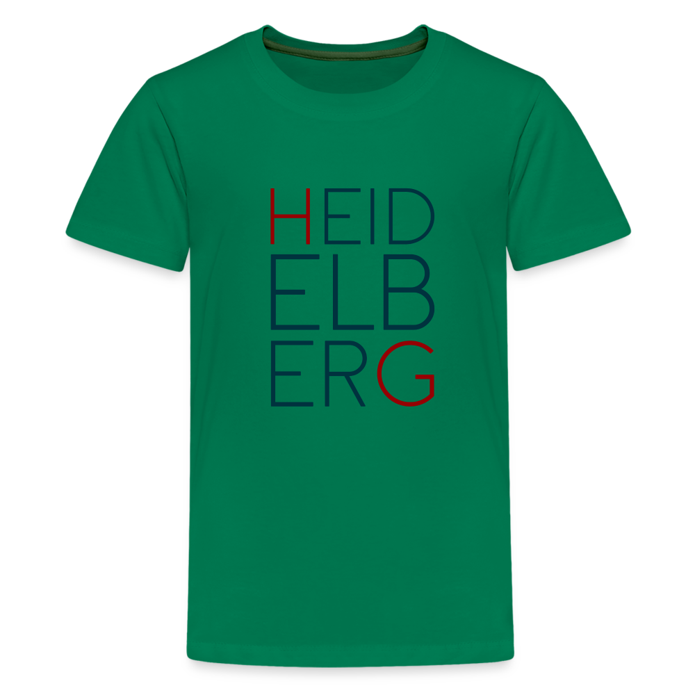 TEENAGER PREMIUM SHIRT - HEIDELBERG TRANSPARENT - Kelly Green