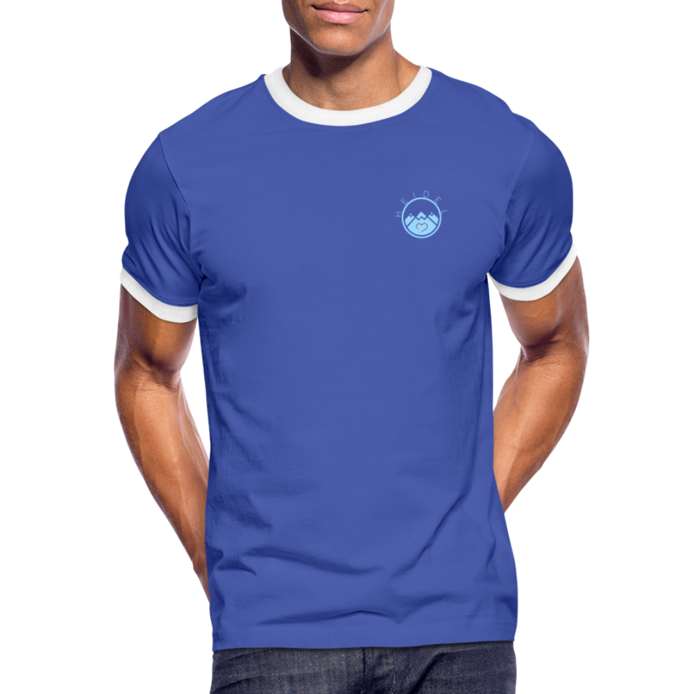 HERREN KONTRAST SHIRT - IN NEINE UFF DA ZEIL RUGBY DARK - Blau/Weiß