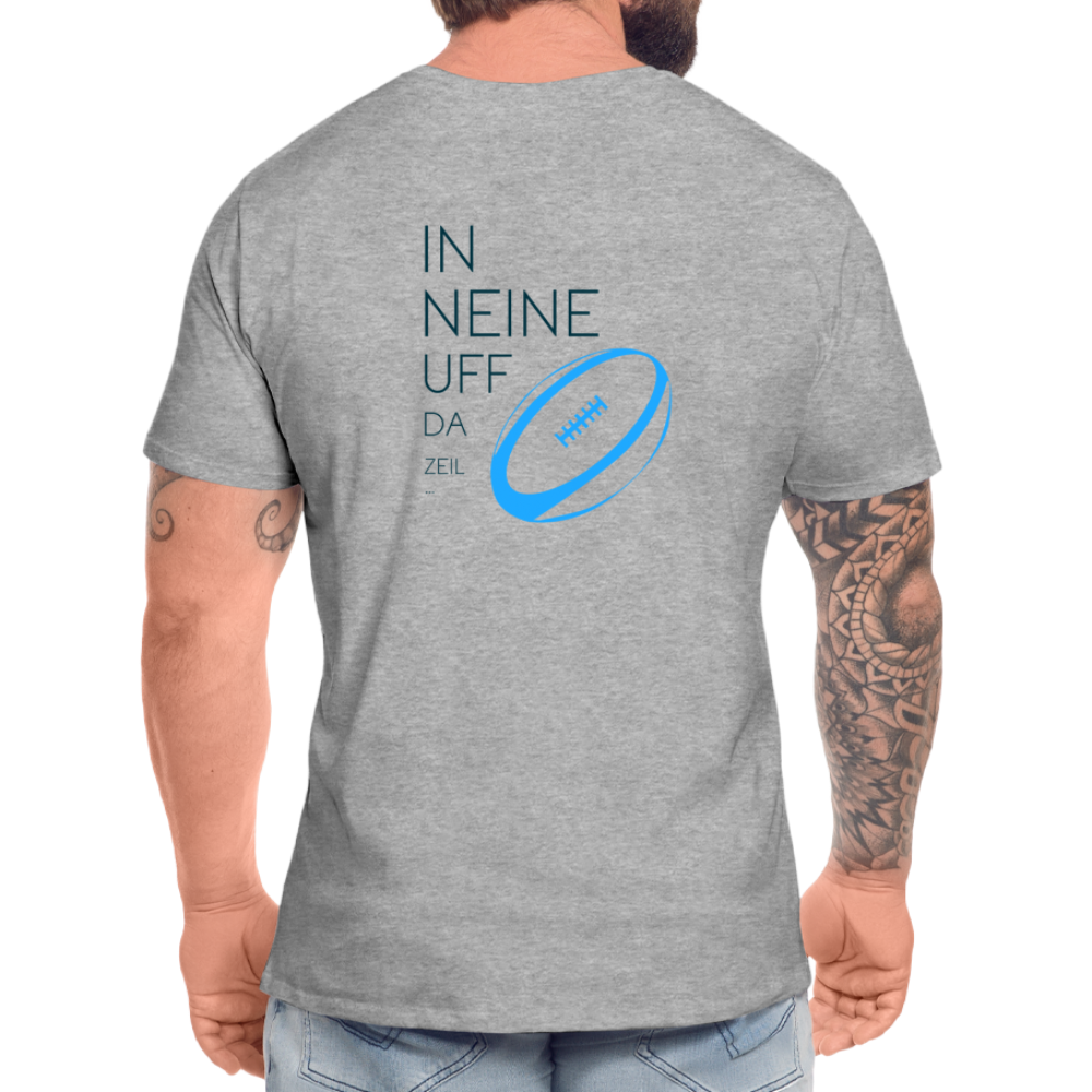 HERREN ORGANIC SHIRT - IN NEINE UFF DA ZEIL RUGBY TRANSPARENT - Grau meliert