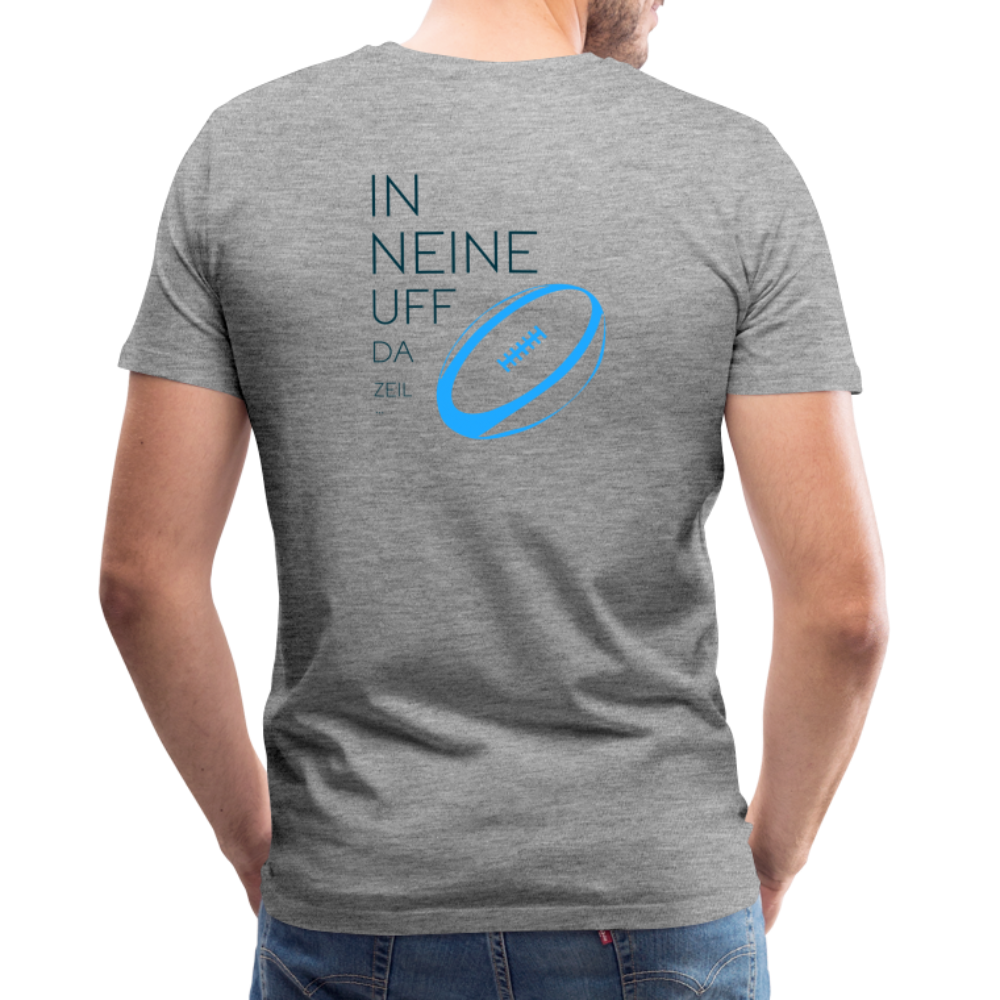 HERREN SHIRT - IN NEINE UFF DA ZEIL RUGBY TRANSPARENT - Grau meliert