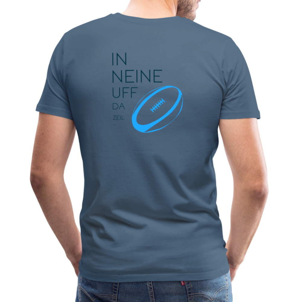 HERREN SHIRT - IN NEINE UFF DA ZEIL RUGBY TRANSPARENT - Blaugrau