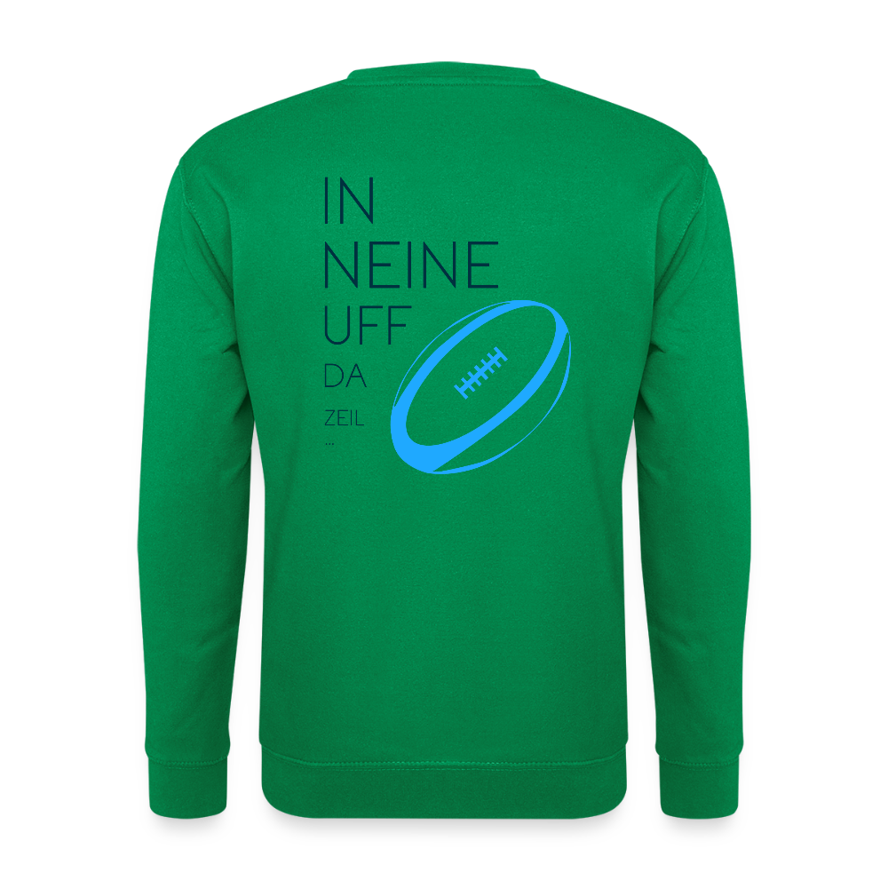 UNISEX SWEATSHIRT - IN NEINE UFF DA ZEIL RUGBY TRANSPARENT - Kelly Green