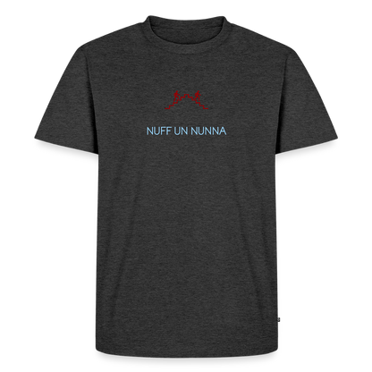 HERREN ORGANIC SHIRT - NUFF UN NUNNA DARK - Anthrazit meliert