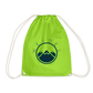 TURNBEUTEL - HEIDELSTORE TRANSPARENT - Neongrün
