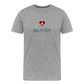 HERREN ORGANIC SHIRT - ALLA GUT TRANSPARENT - Grau meliert