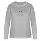 DAMEN ORGANIC LANGARM-SHIRT - NUFF UN NUNNA TRANSPARENT - Grau meliert
