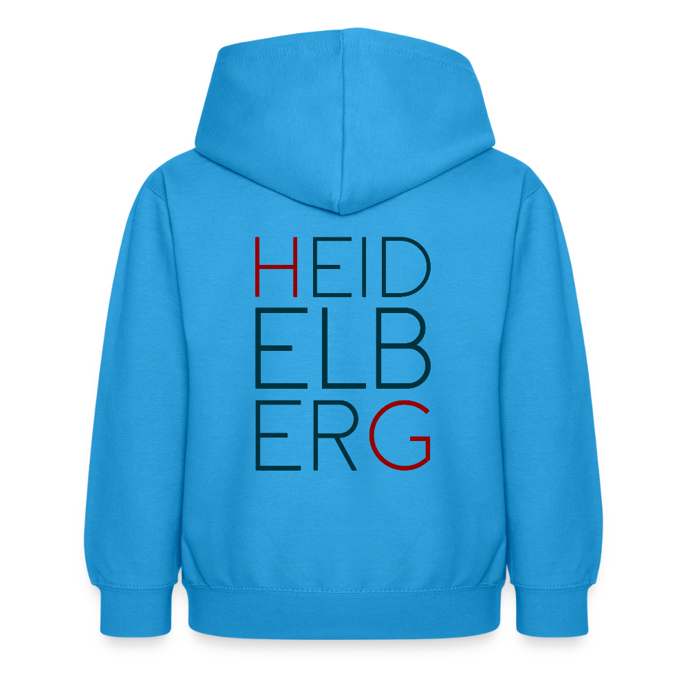 KINDER PREMIUM HOODIE - HEIDELBERG TRANSPARENT - Meeresblau