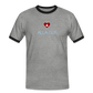HERREN KONTRAST SHIRT- ALLA GUT DARK - Grau meliert/Schwarz