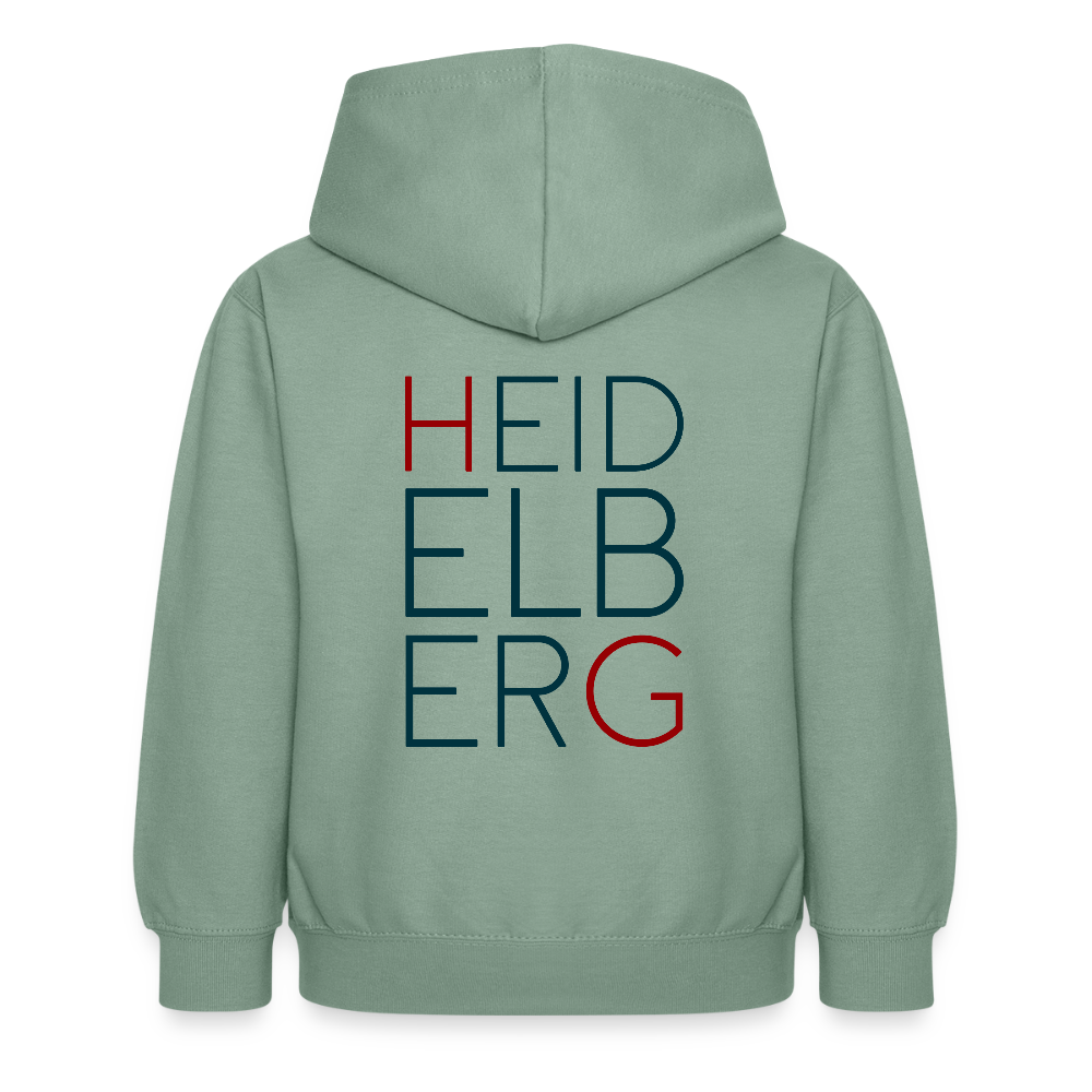 KINDER PREMIUM HOODIE - HEIDELBERG TRANSPARENT - Graugrün