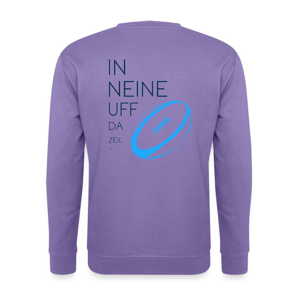 UNISEX SWEATSHIRT - IN NEINE UFF DA ZEIL RUGBY TRANSPARENT - Lavendel