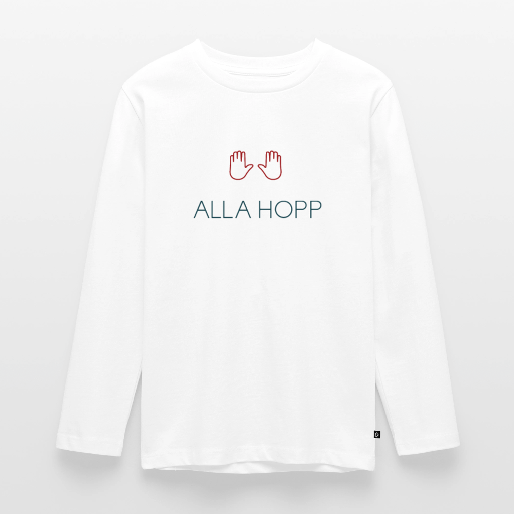 TEENAGER PREMIUM LANGARM SHIRT - ALLA HOPP TRANSPARENT - Weiß