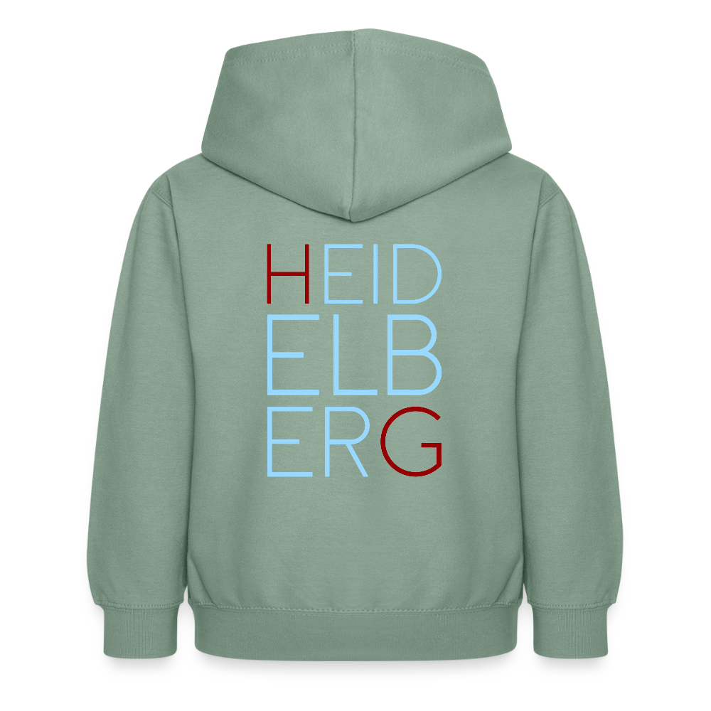 KINDER PREMIUM HOODIE - HEIDELBERG DARK - Graugrün