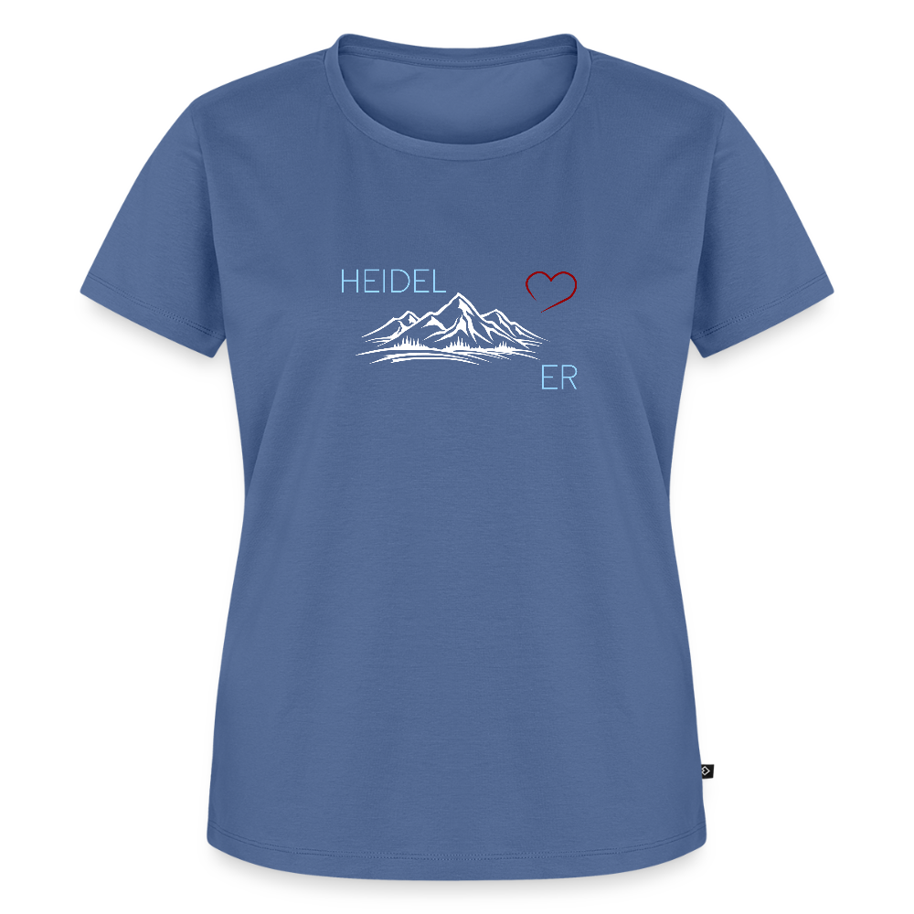 DAMEN ORGANIC SHIRT - HEIDEL(BERG)ER DARK - Taubenblau