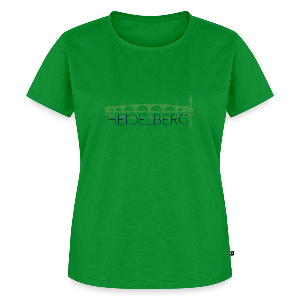 DAMEN ORGANIC SHIRT - ALTE BRÜCKE HEIDELBERG TRANSPARENT - Grün