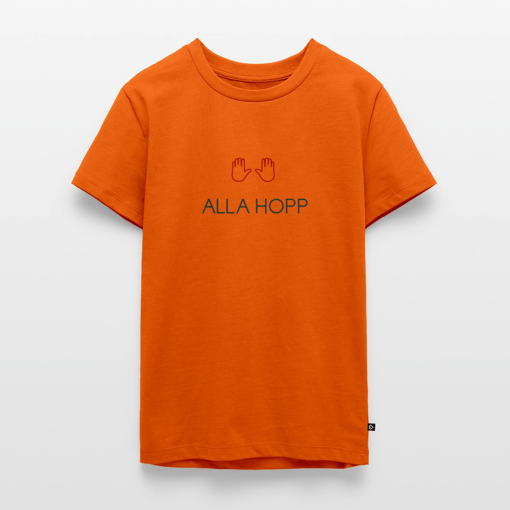 TEENAGER PREMIUM SHIRT - ALLA HOPP TRANSPARENT - Orange 
