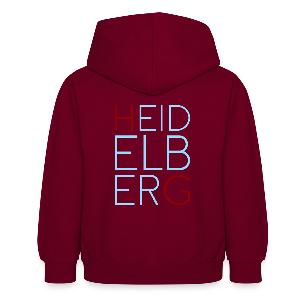 KINDER PREMIUM HOODIE - HEIDELBERG DARK - Bordeaux