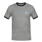 HERREN KONTRAST SHIRT - IN NEINE UFF DA ZEIL RUGBY DARK - Grau meliert/Schwarz
