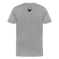 HERREN ORGANIC - HEIDELBERGER SCHLOSS T-SHIRT TRANSPARENT - Grau meliert