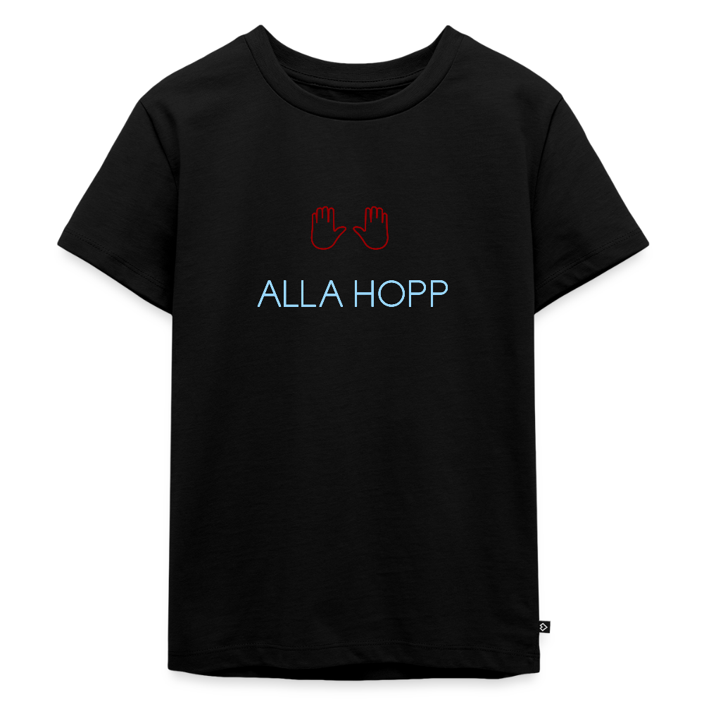 KINDER PREMIUM SHIRT - ALLA HOPP DARK - Schwarz