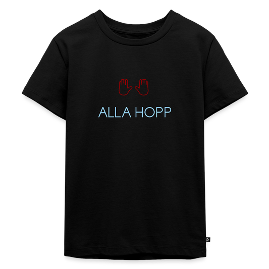 KINDER PREMIUM SHIRT - ALLA HOPP DARK - Schwarz