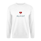 UNISEX SWEATSHIRT - ALLA GUT TRANSPARENT - Weiß