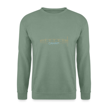UNISEX SWEATSHIRT - ALTE BRÜCKE DAHÄM DARK - Graugrün