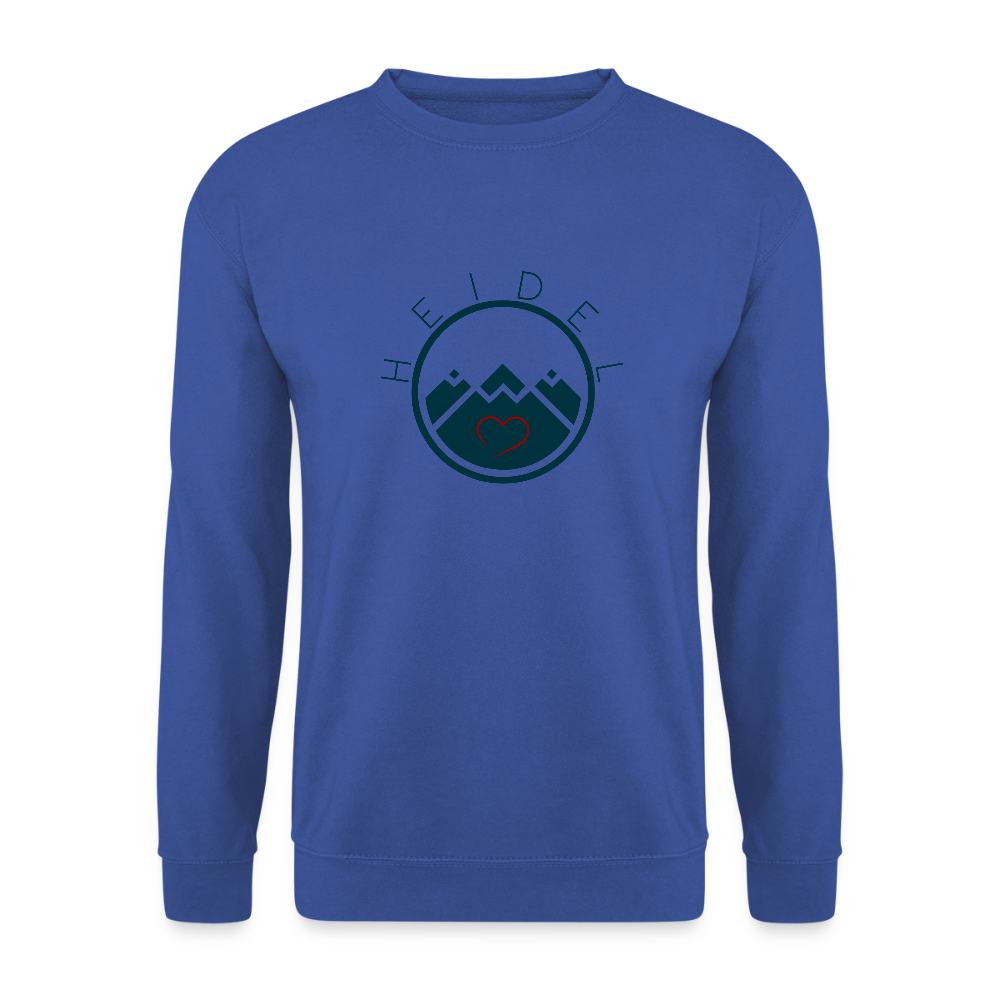 UNISEX SWEATSHIRT - HEIDELSTORE TRANSPARENT - Royalblau