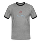 HERREN KONTRAST SHIRT - ALLA MOL DARK - Grau meliert/Schwarz