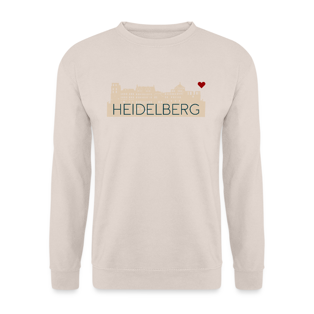 UNISEX SWEATSHIRT - HEIDELBERGER SCHLOSS TRANSPARENT - Sand