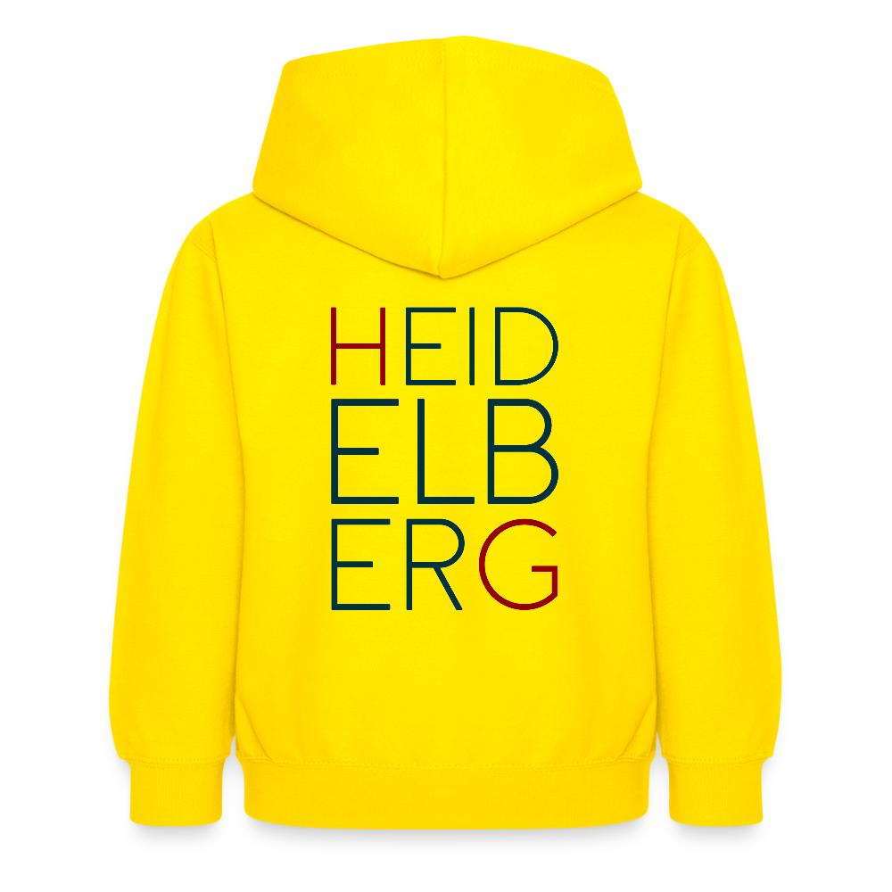 KINDER PREMIUM HOODIE - HEIDELBERG TRANSPARENT - Gelb