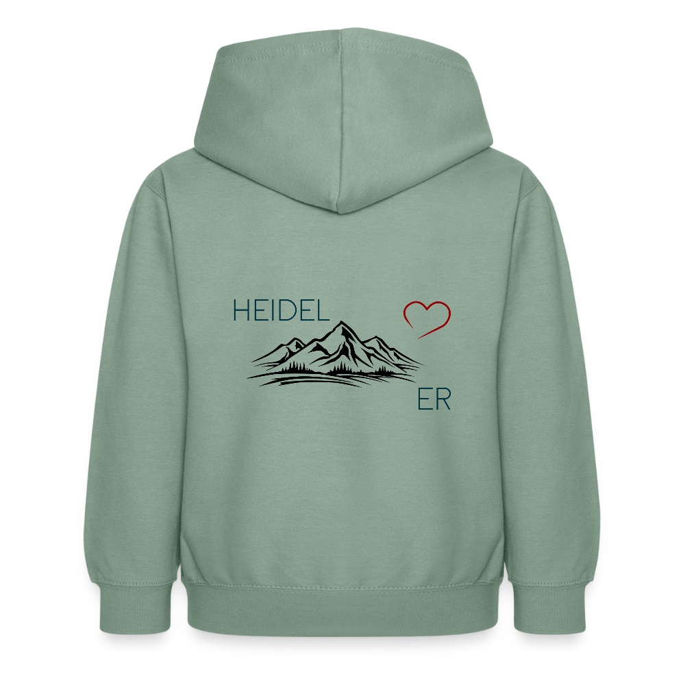 KINDER PREMIUM HOODIE - HEIDEL(BERG)ER TRANSPARENT - Graugrün
